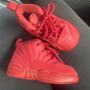 Red Jordan 12s